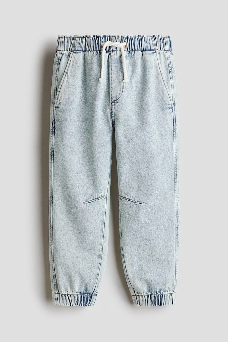 Cotton Denim Joggers