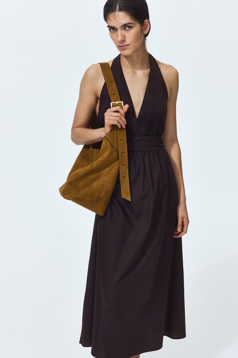 Cotton Halterneck Dress