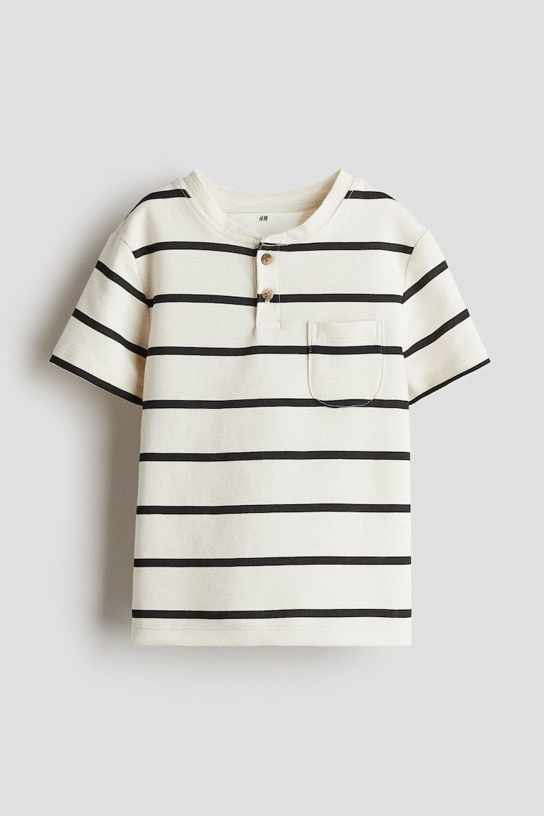 Cotton Henley Shirt