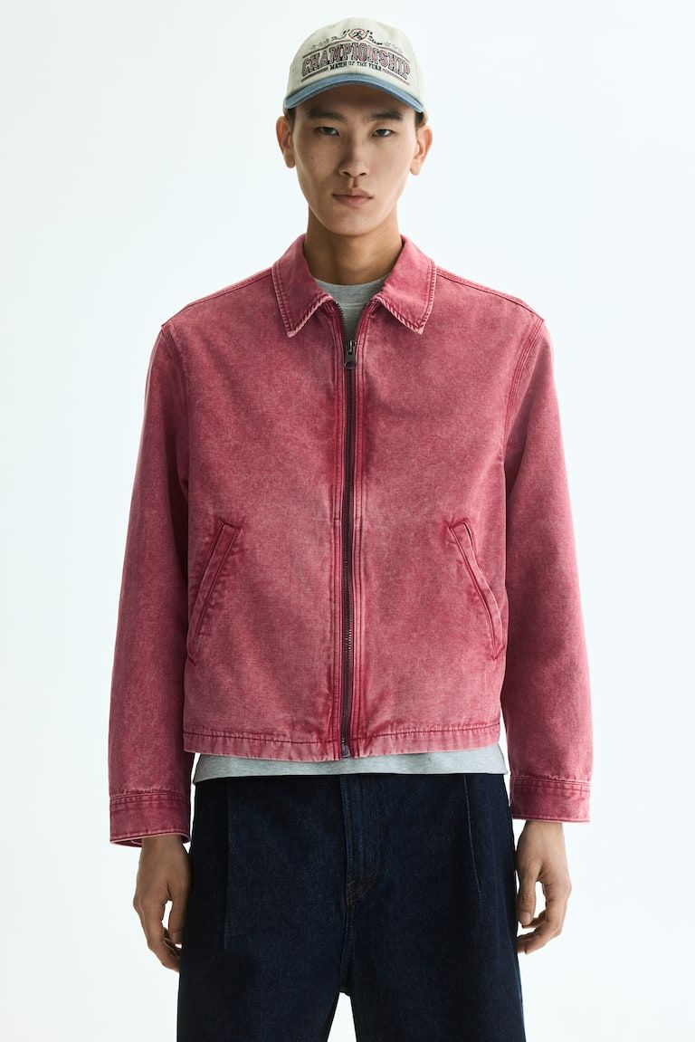 Cotton Jacket with Collar