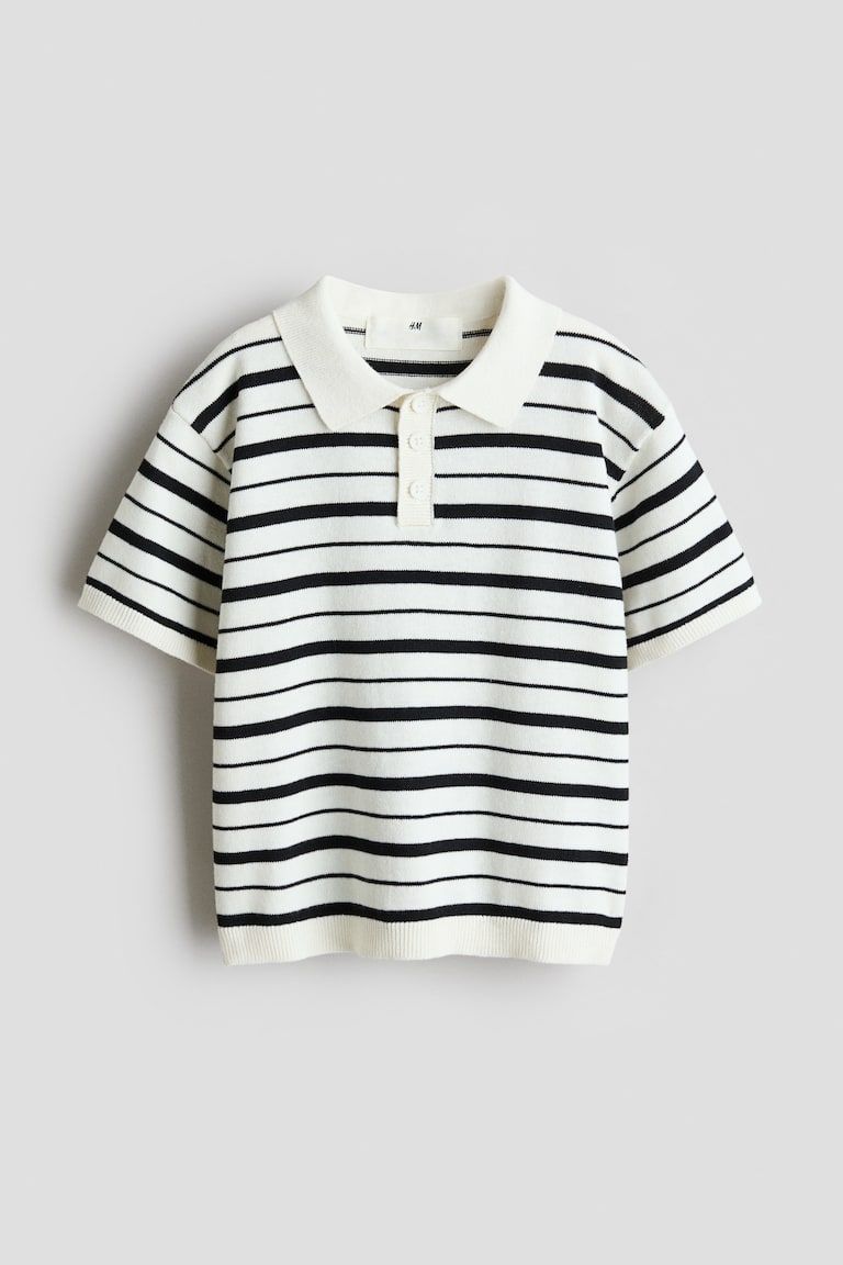 Cotton-Knit Polo Shirt
