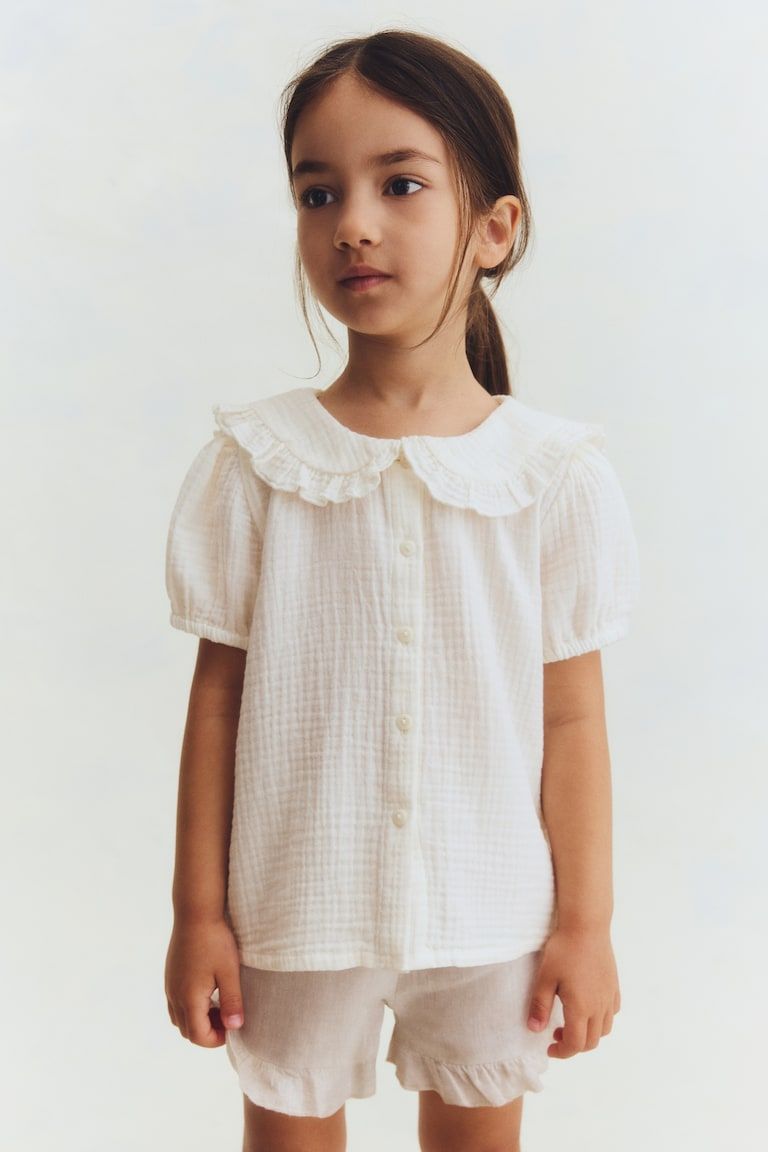 Cotton Muslin Blouse