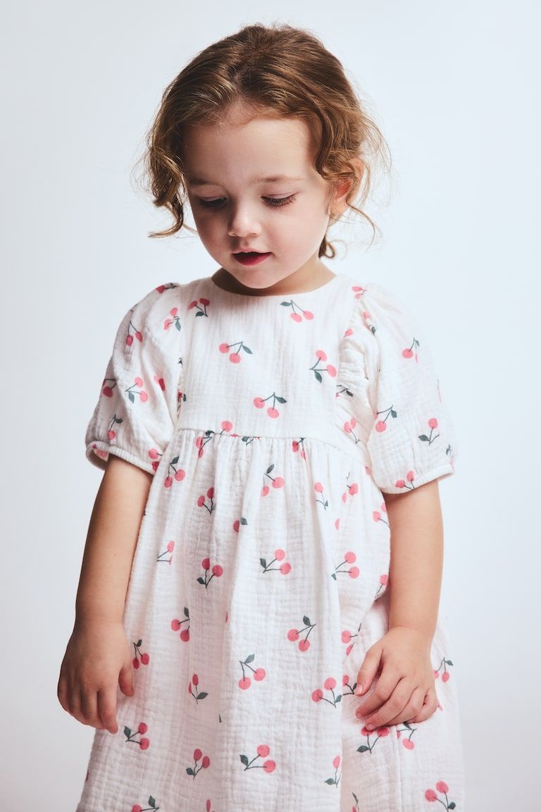 Cotton muslin dress