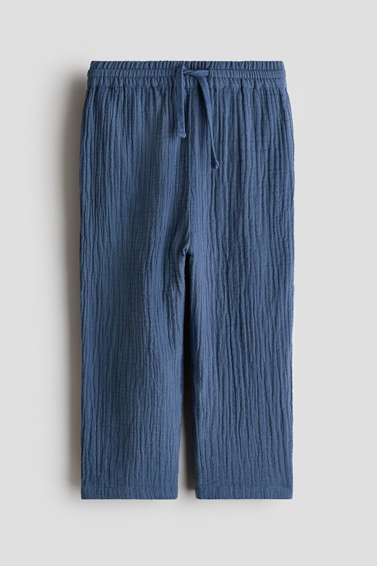 Cotton Muslin Joggers