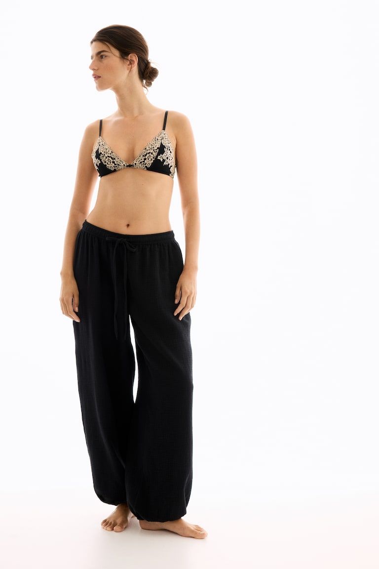Cotton Muslin Pajama Pants