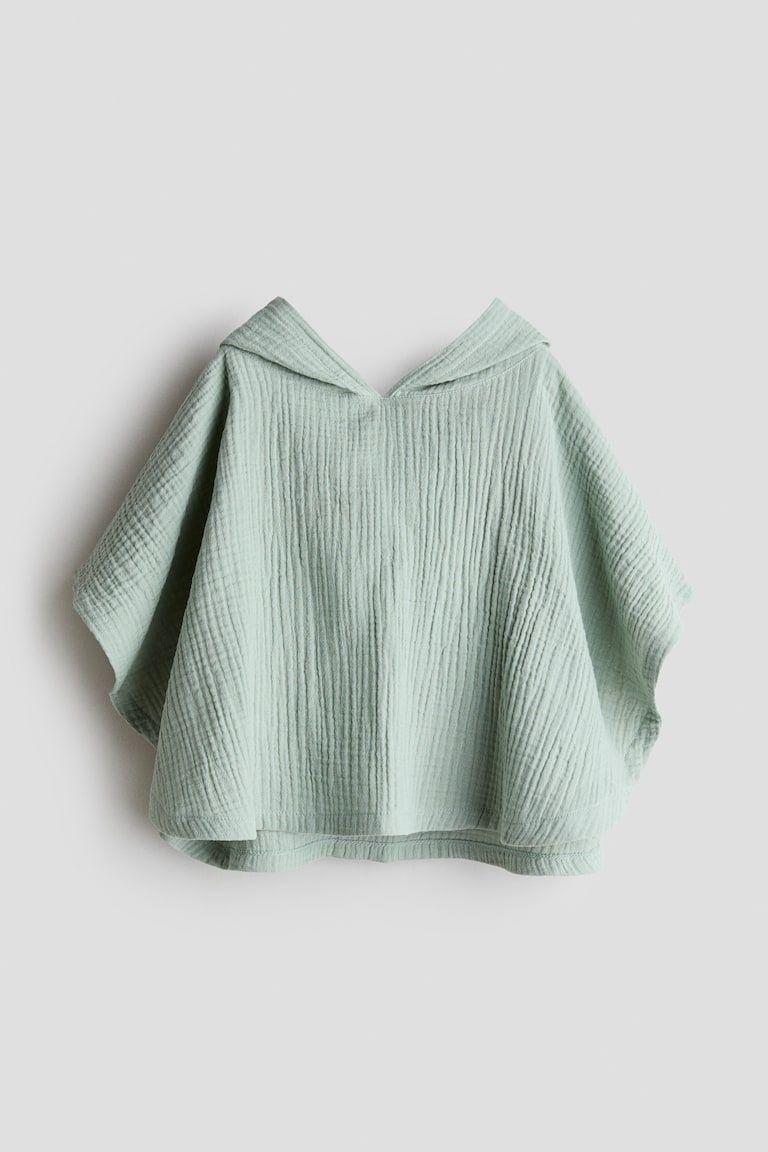 Cotton Muslin Poncho Towel