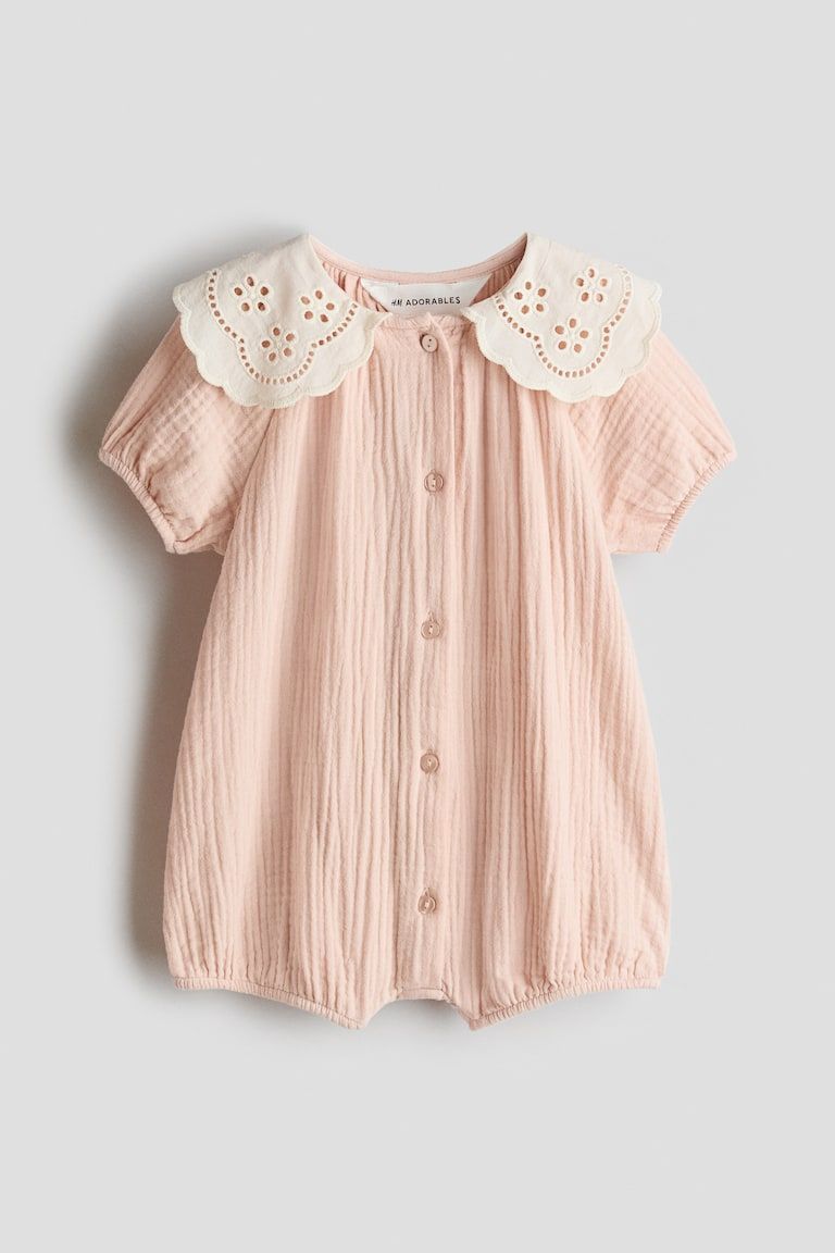 Cotton Muslin Romper Suit