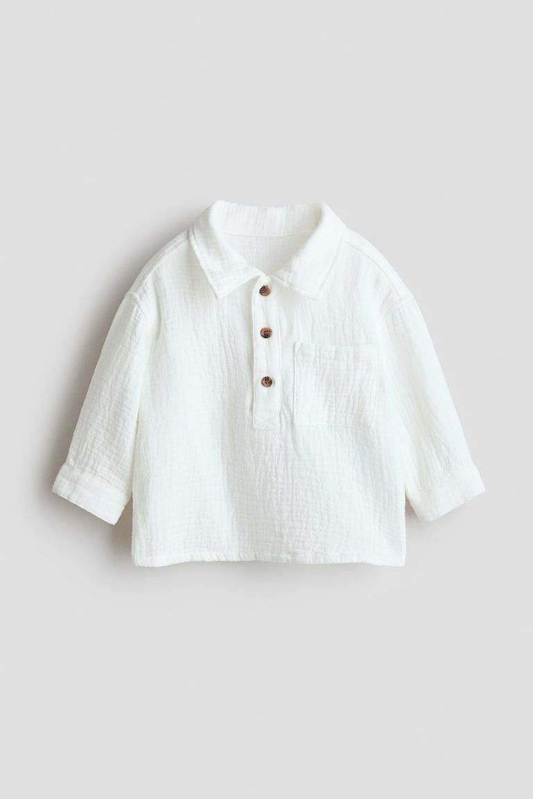 Cotton Muslin Shirt