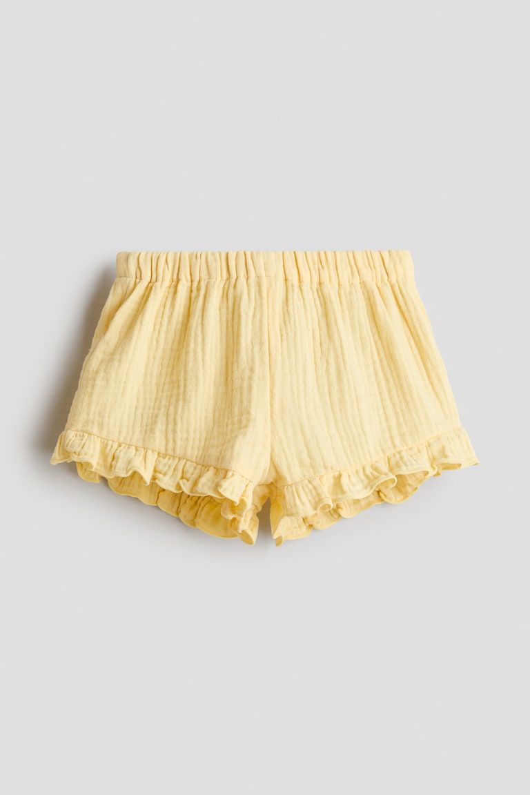 Cotton Muslin Shorts