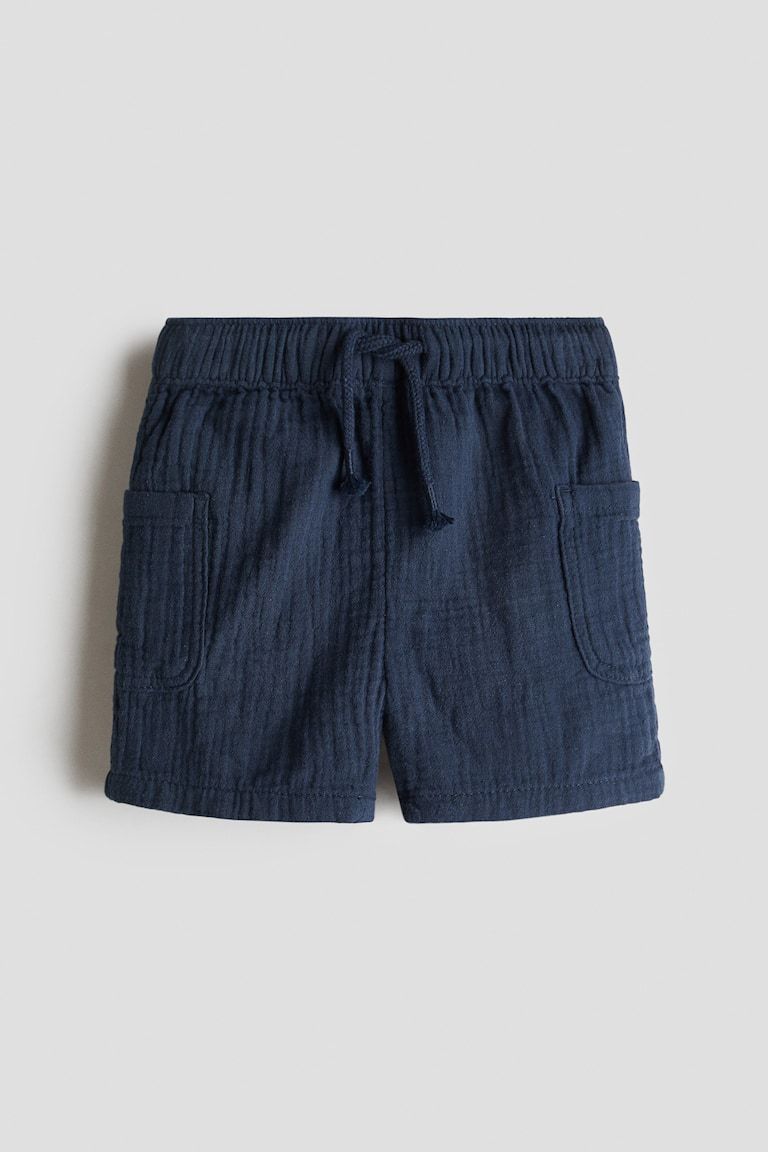 Cotton Muslin Shorts