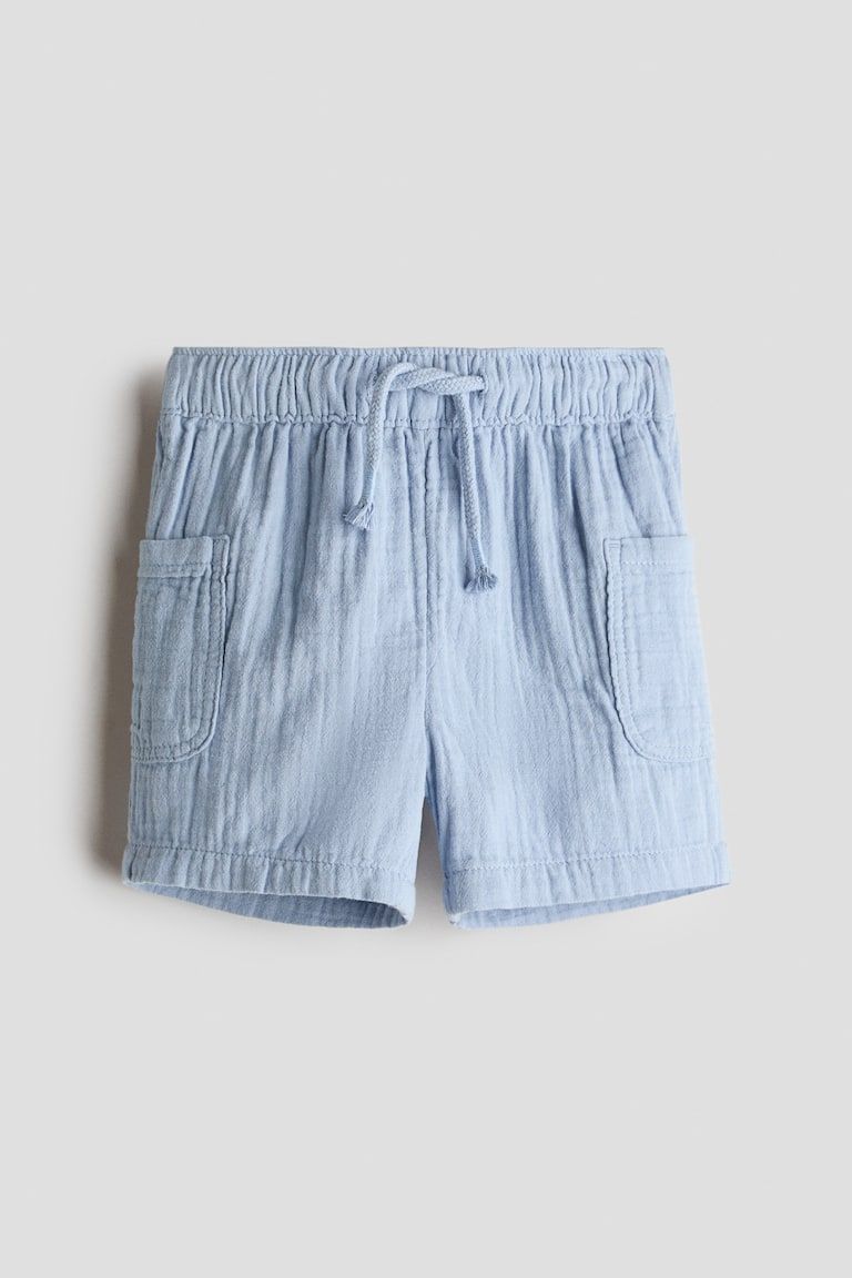 Cotton Muslin Shorts