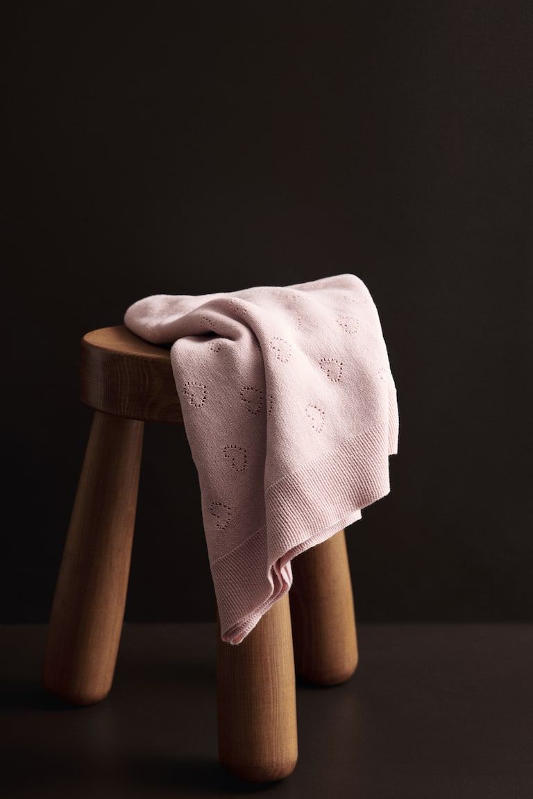 Cotton Pointelle Baby Blanket
