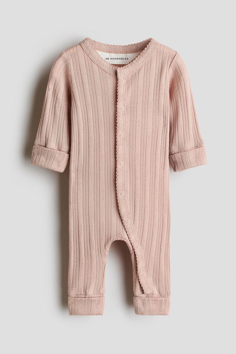 Cotton Pointelle Jumpsuit