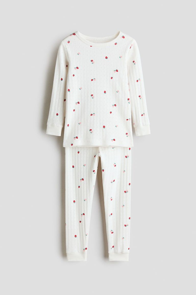 Cotton Pointelle Pajamas