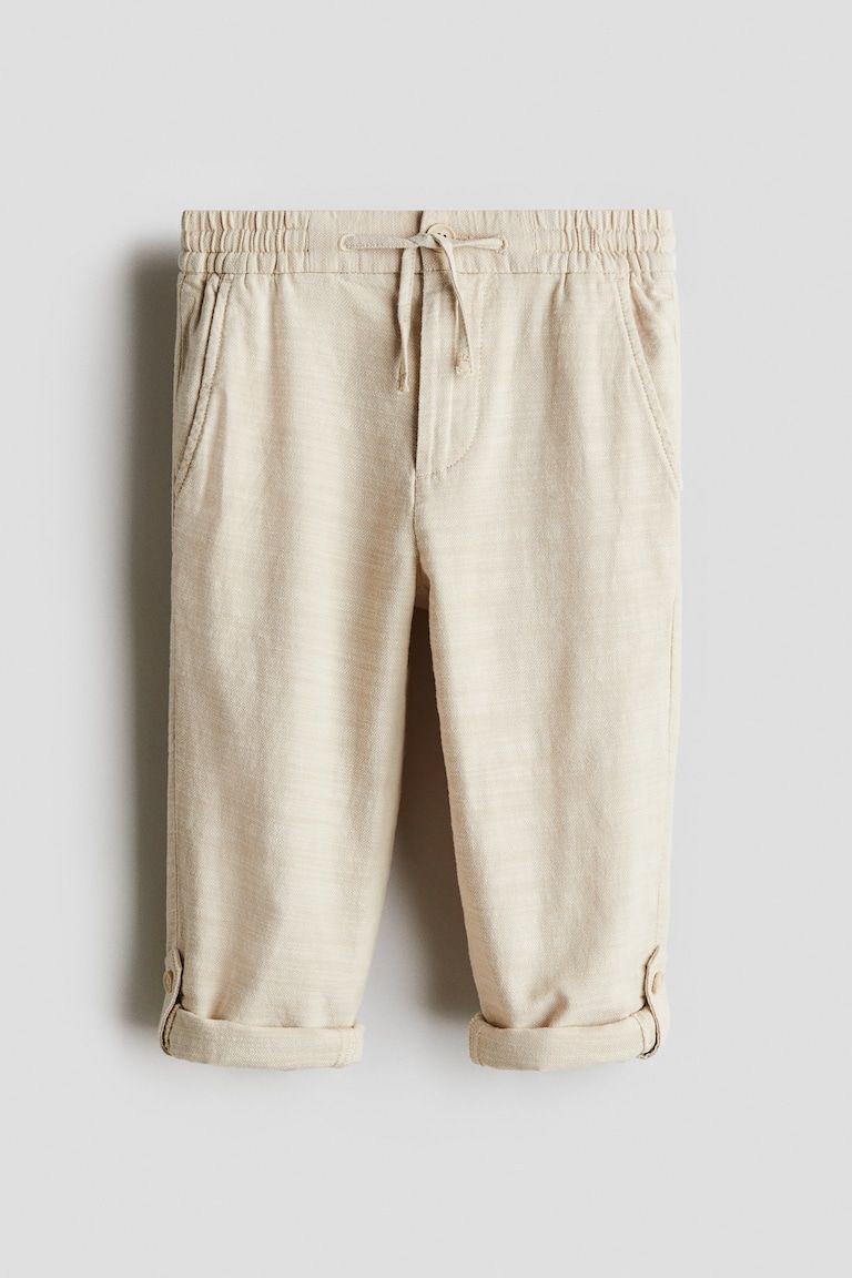 Cotton Roll-Up Chinos
