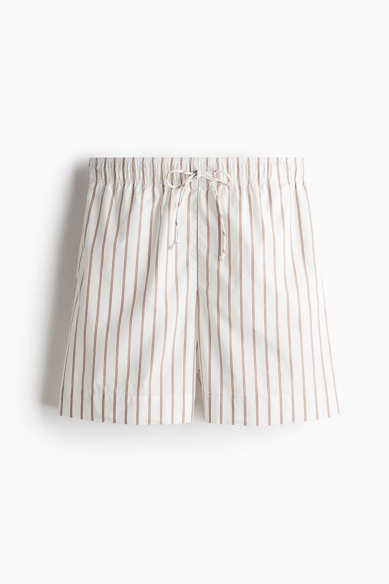 Cotton Shorts with Drawstring
