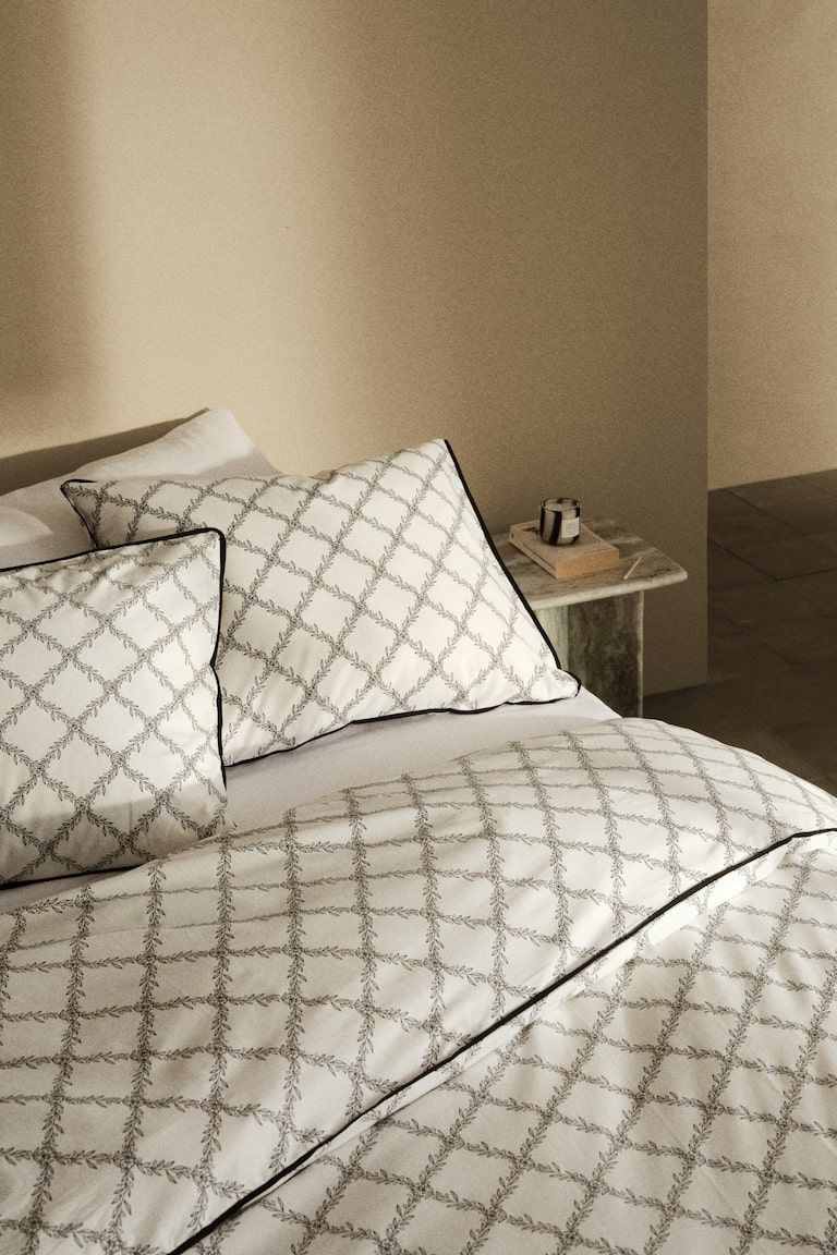 Cotton single duvet cover set