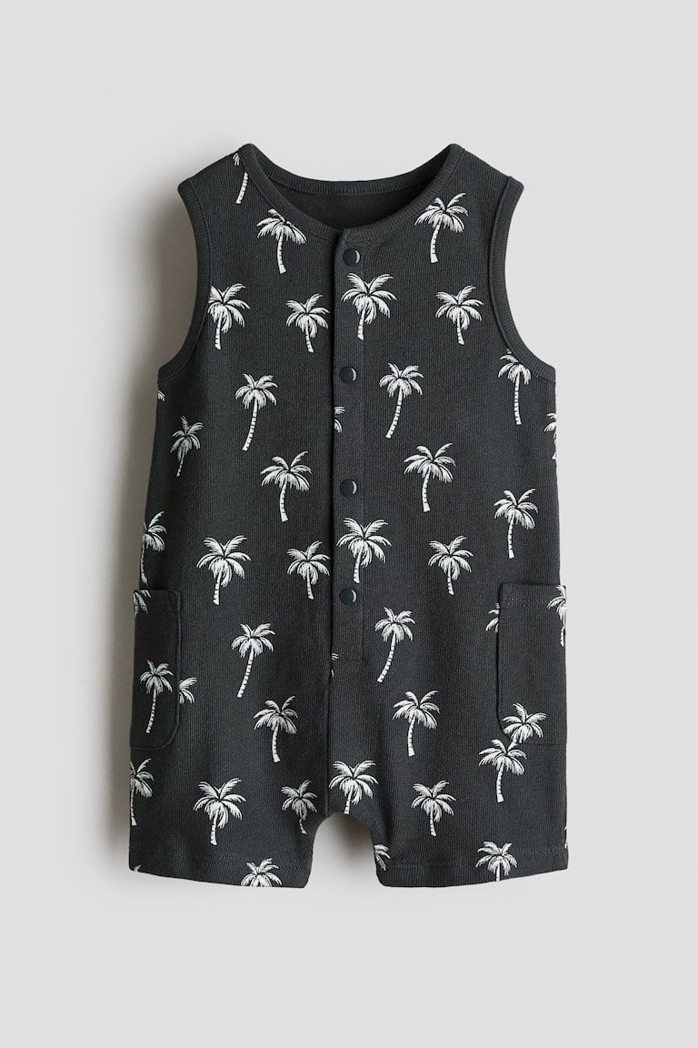 Cotton Terry Romper Suit