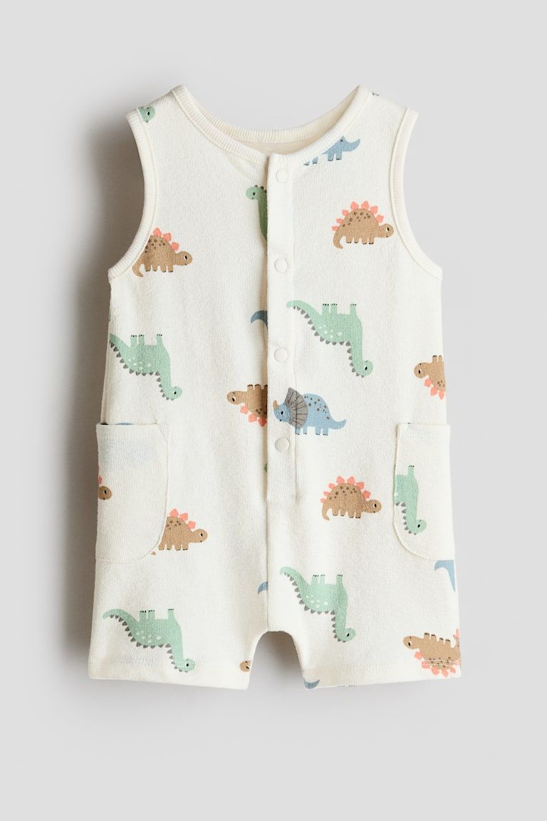 Cotton Terry Romper Suit