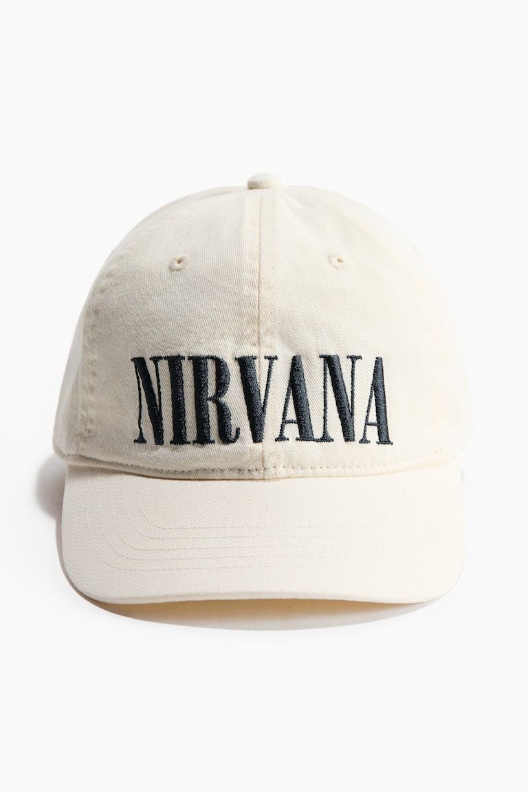 Cotton Twill Cap with Motif