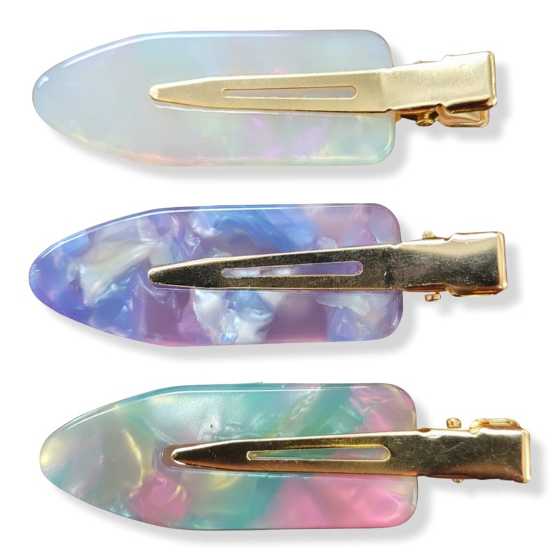 Creaseless Hair Styling and Sectioning Clips - Watercolor Dreaming