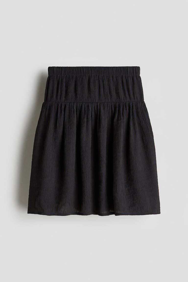 Crinkled Chiffon Skirt