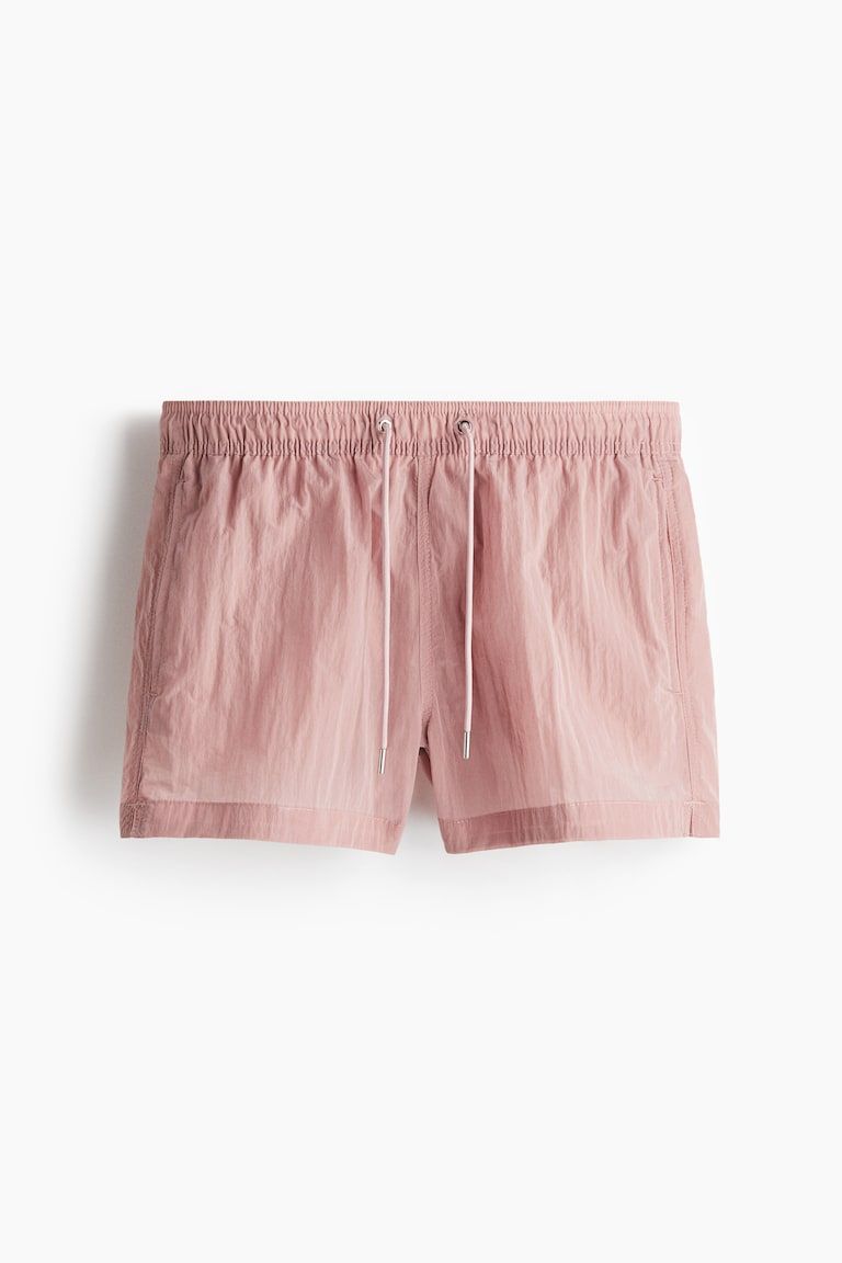 Crinkled Nylon Swim Shorts