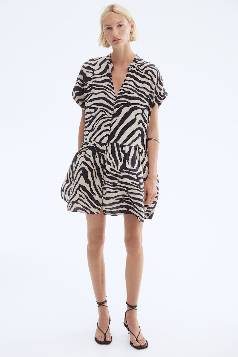 Crinkled Tunic Dress