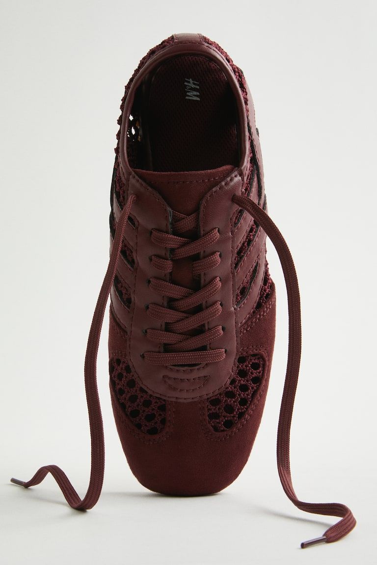 Crochet-Look Sneakers