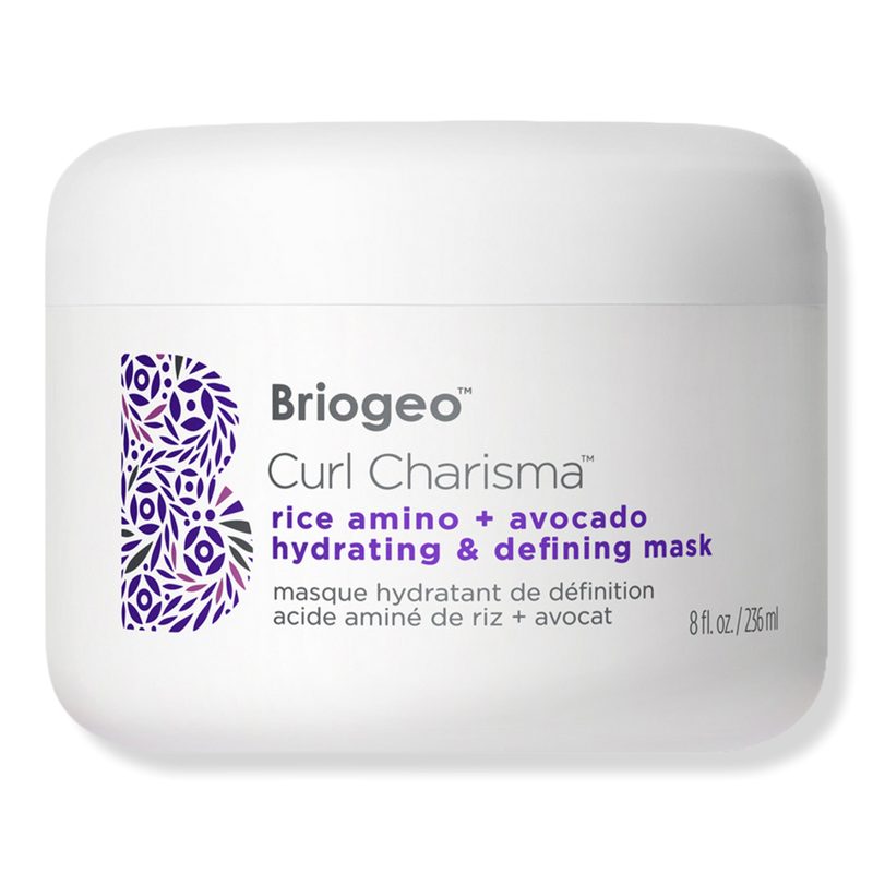 Curl Charisma Rice Amino + Avocado Hydrating & Defining Hair Mask for Curly Hair - 8.0 oz