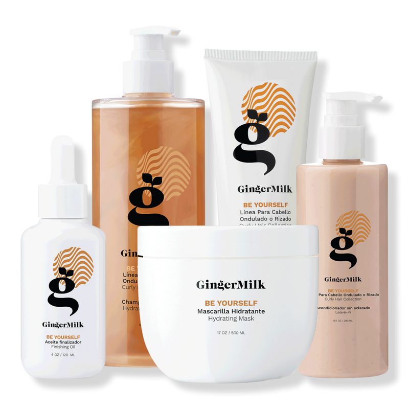 Curly Hair Care Set for Curly, Wavy & Coily Hair with Argan Oil & Shea Butter, 5-Piece