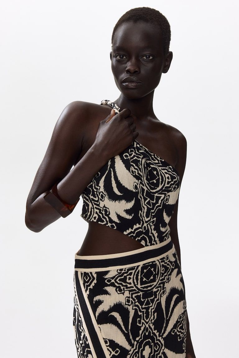 Cutout One-Shoulder Dress