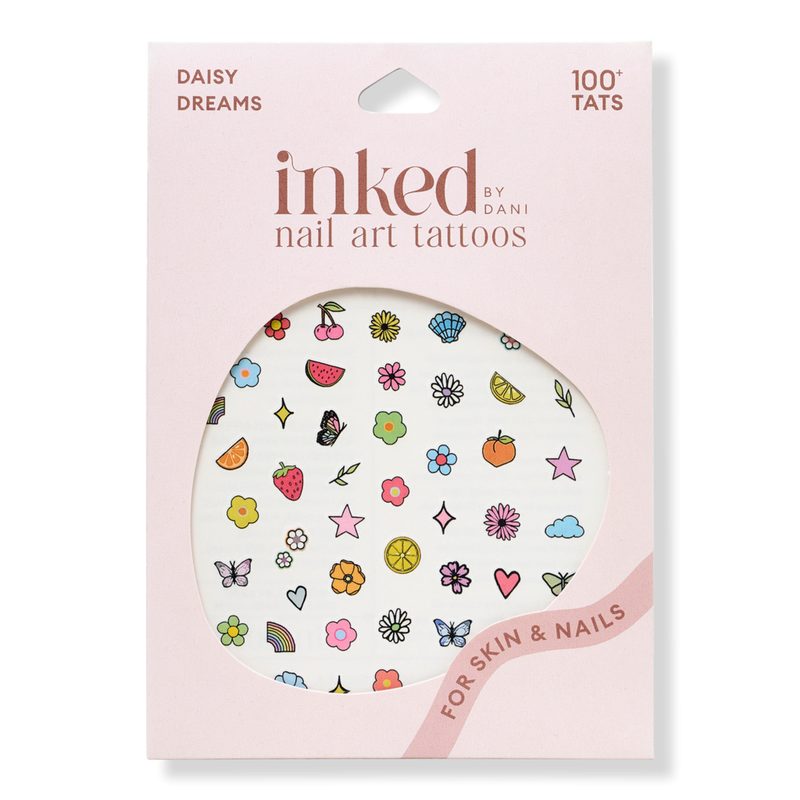 Daisy Dreams Nail Art Temporary Tattoo Pack