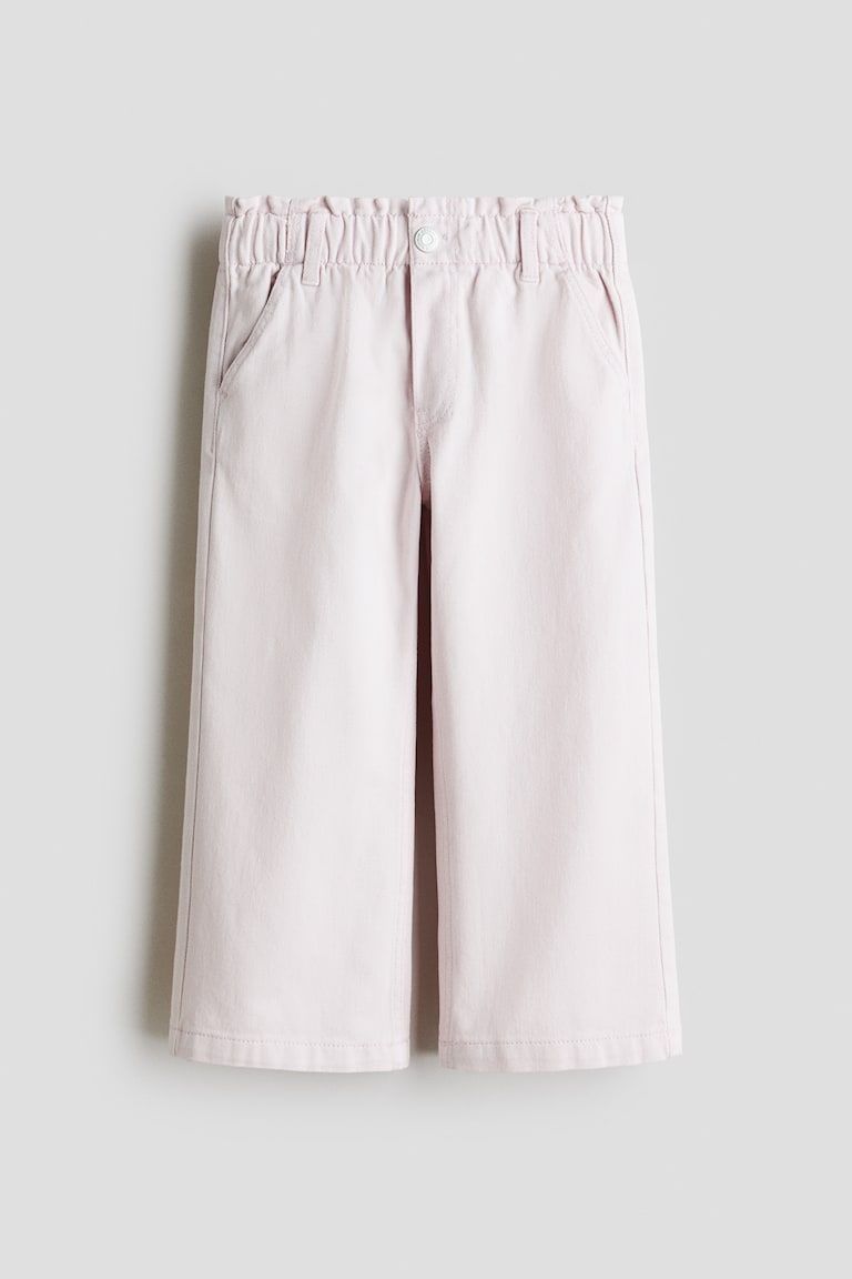 Daisy Wide Leg Paper-Bag Jeans