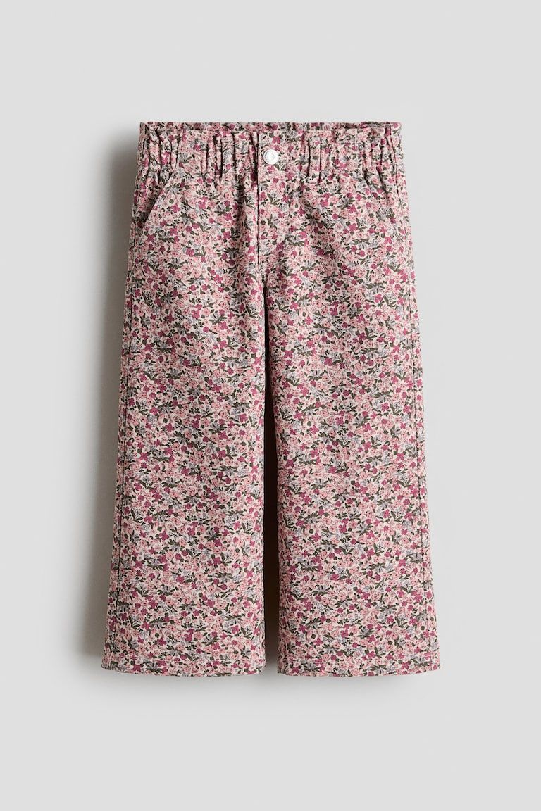 Daisy Wide Leg Paper-Bag Jeans