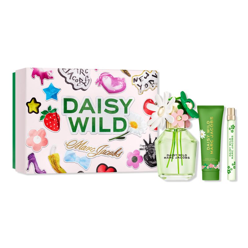 Daisy Wild Eau de Parfum & Body Lotion 3-Piece Gift Set