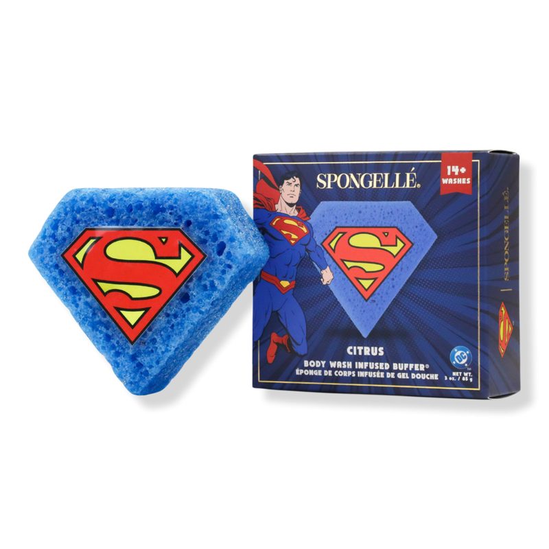 DC Superman Body Wash Infused Buffer Citrus
