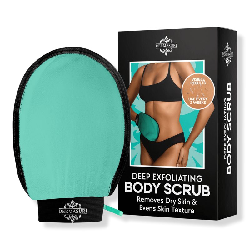 Deep Exfoliating Glove Body Scrub - Teal