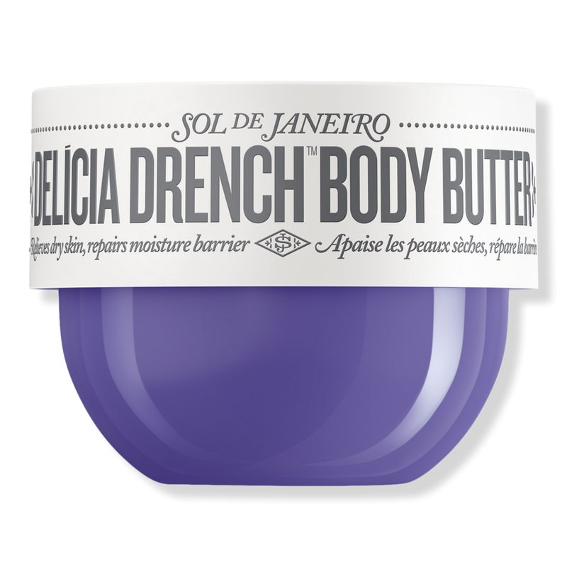 Delícia Drench Deeply Moisturizing Body Butter for Dry Skin - 2.5 oz