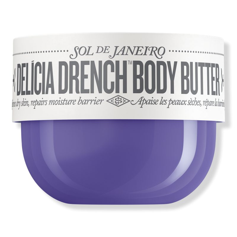 Delícia Drench Deeply Moisturizing Body Butter for Dry Skin - 8.1 oz