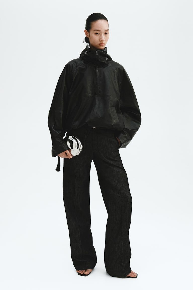 Denim Drawstring Pants