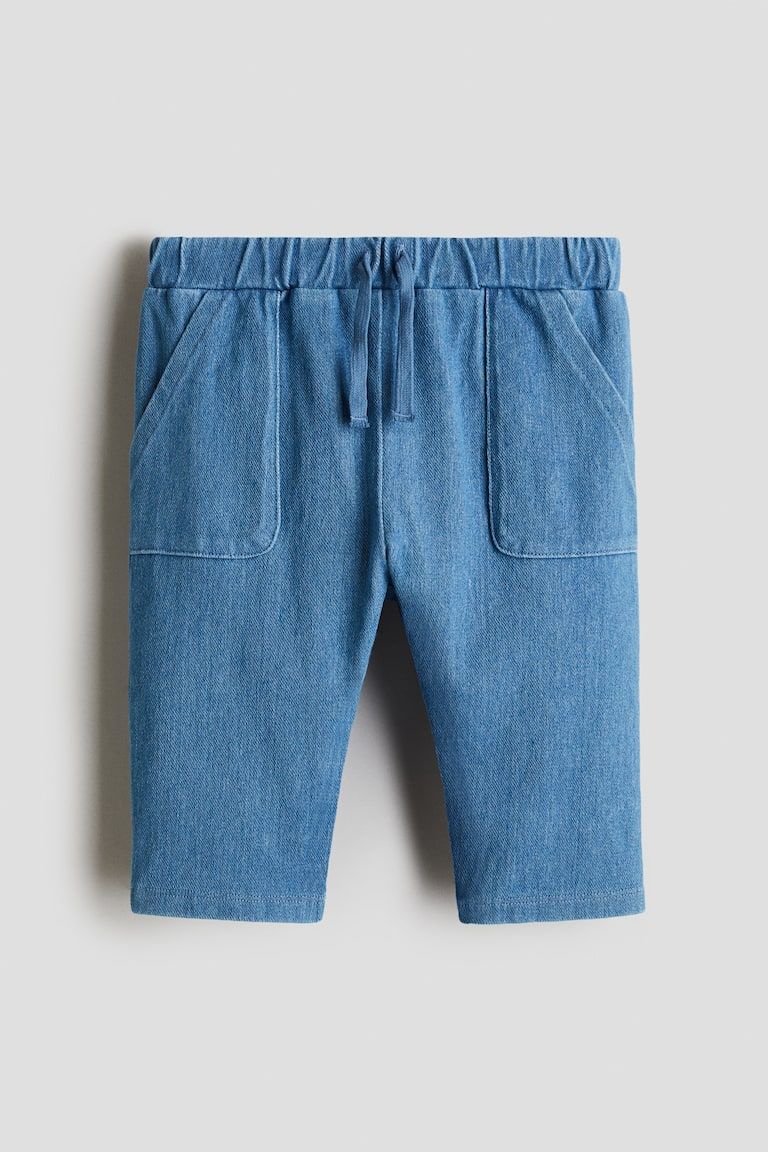 Denim-Look Pants
