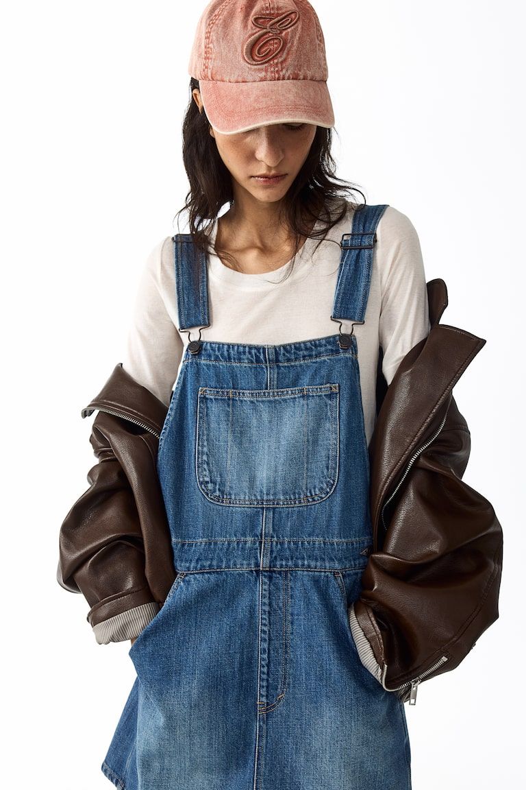 Denim Overall Dress