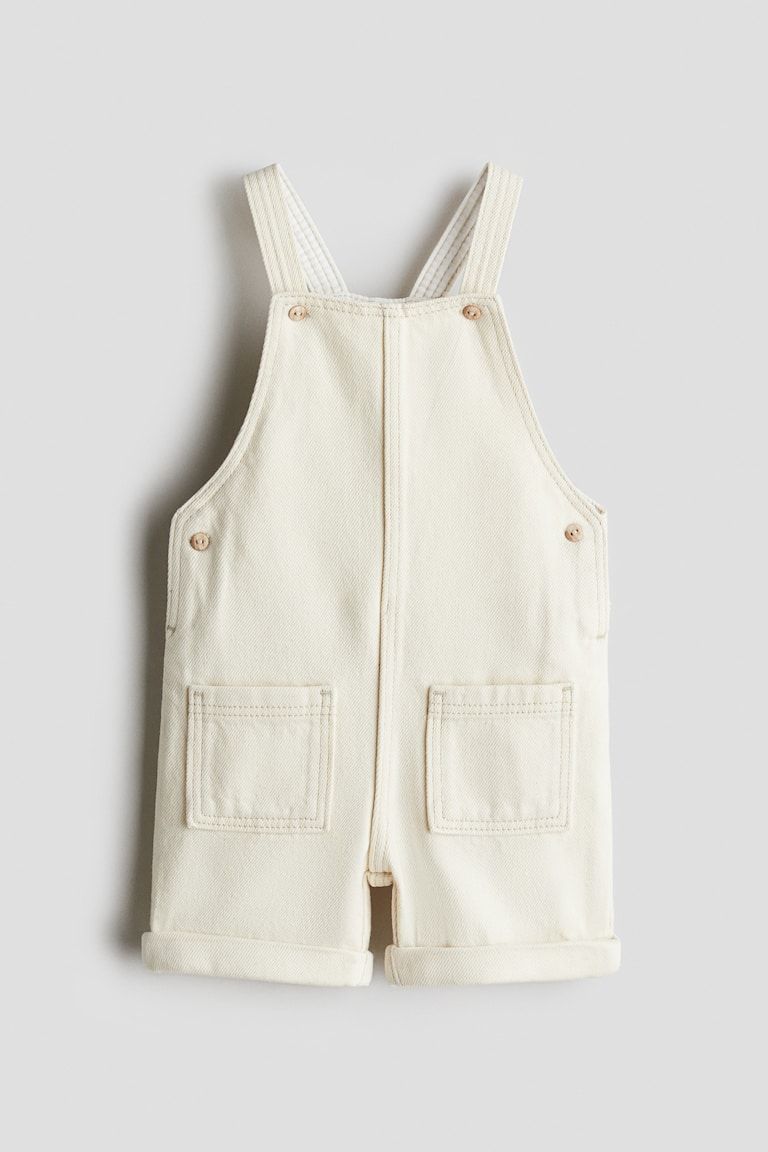 Denim Overall Shorts