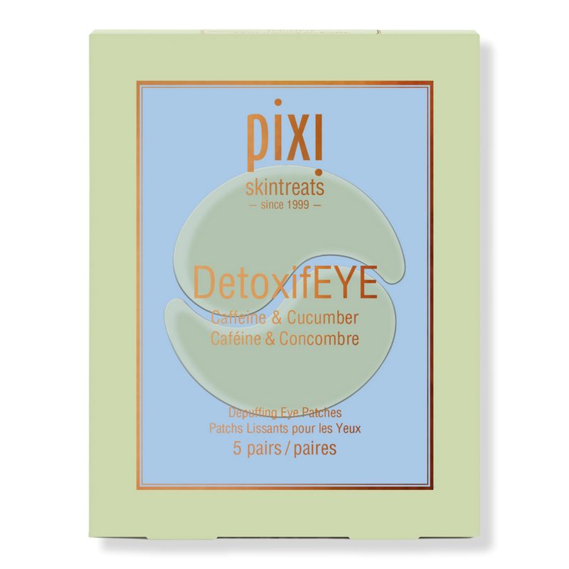 DetoxifEYE Depuffing Eye Patches with Caffeine and Cucumber - 5 pr