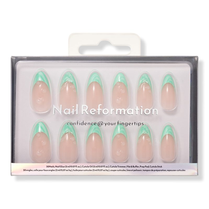 Dew Drops Press On Nails