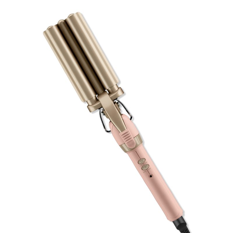 Double Ceramic Triple Barrel Waver