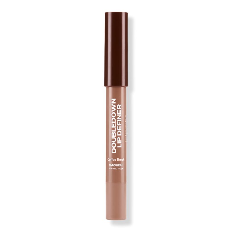 DoubleDown Lip Definer 2-in-1 Liner and Balm - Coffee Break
