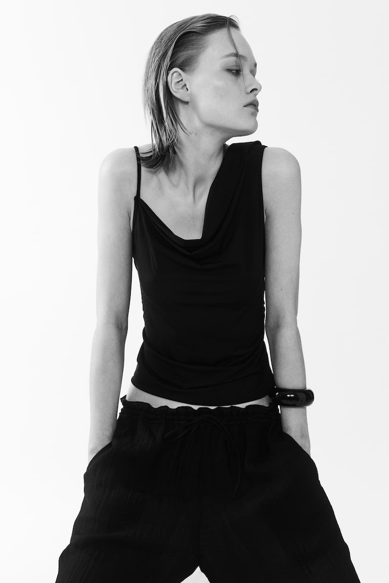 Draped Asymmetric Top