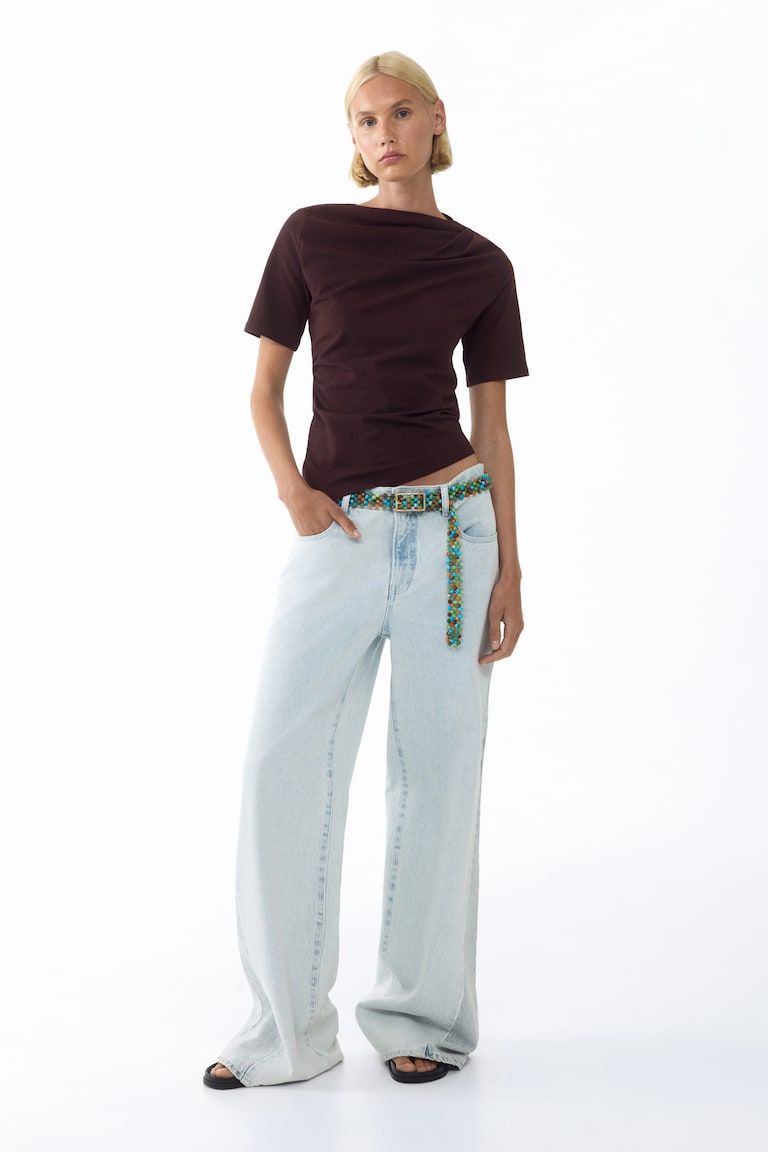 Draped Asymmetric Top